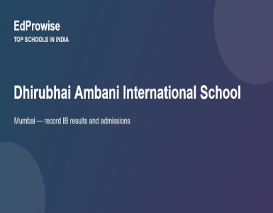 Dhirubhai Ambani International School, Mumbai: Fees, Address, Academics and IB Results