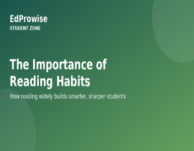 The Importance of Reading Habits for Students