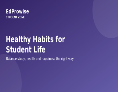 Healthy Habits for a Successful Student Life